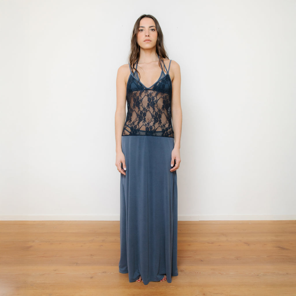 the-last-seat dress blue