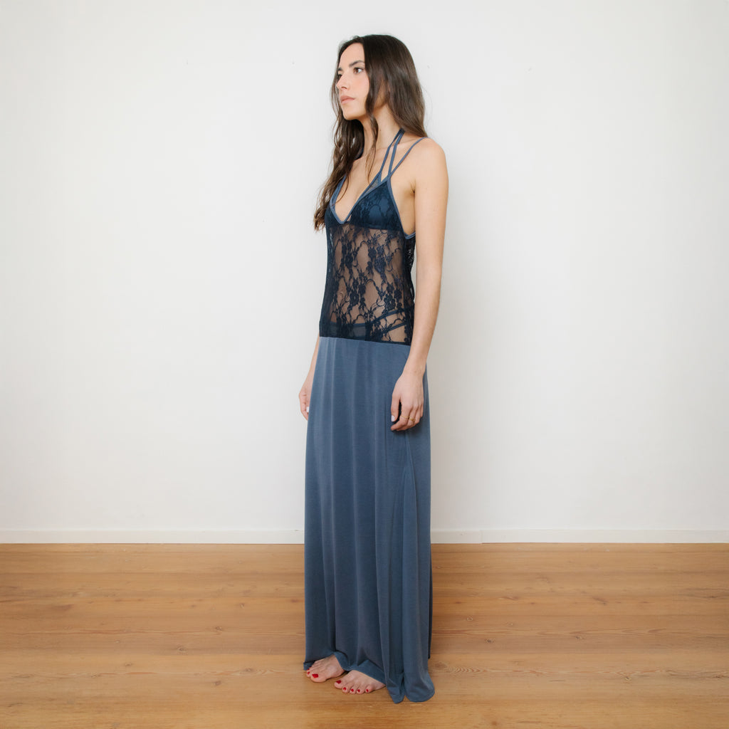 the-last-seat dress blue