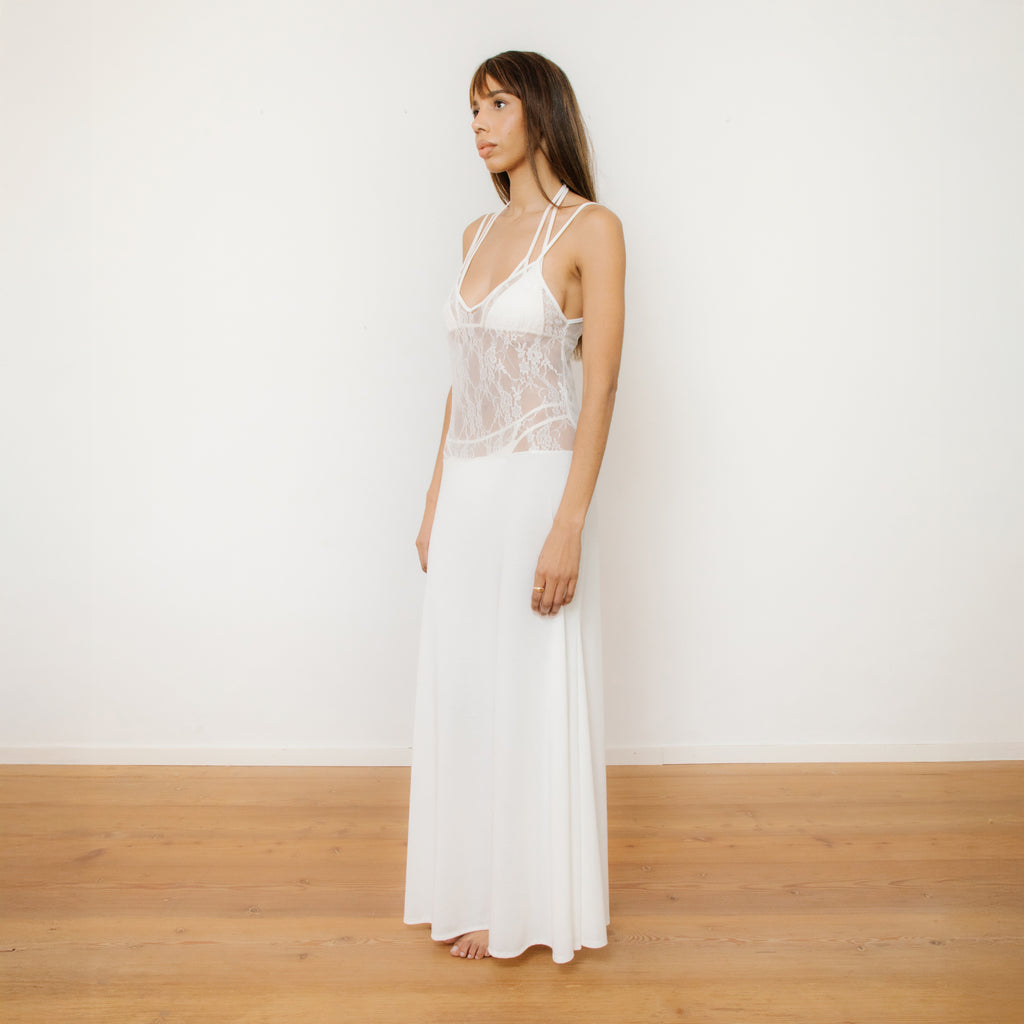 the-last-seat dress white