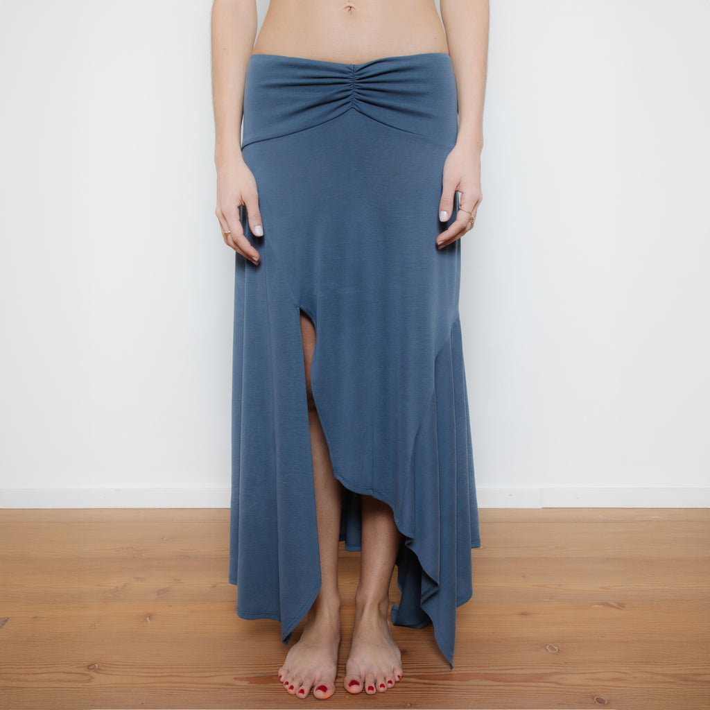 the-almost skirt blue