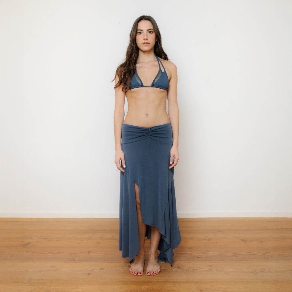 the-almost skirt blue