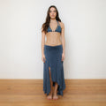 the-almost skirt blue
