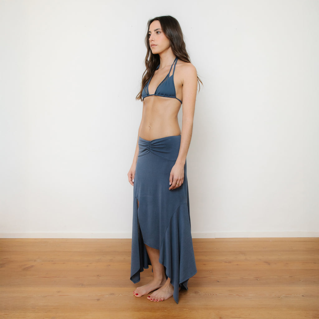 the-almost skirt blue