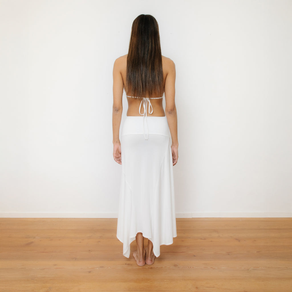 the-almost skirt white