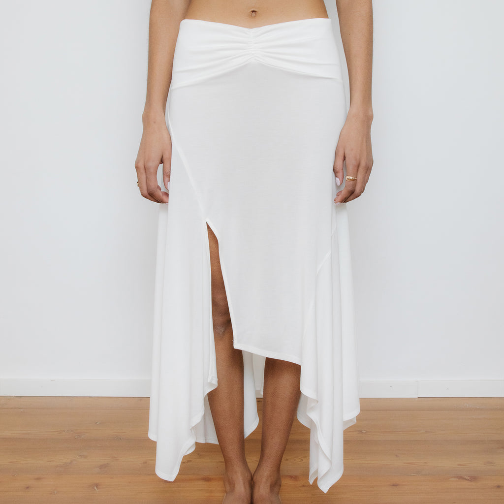 the-almost skirt white