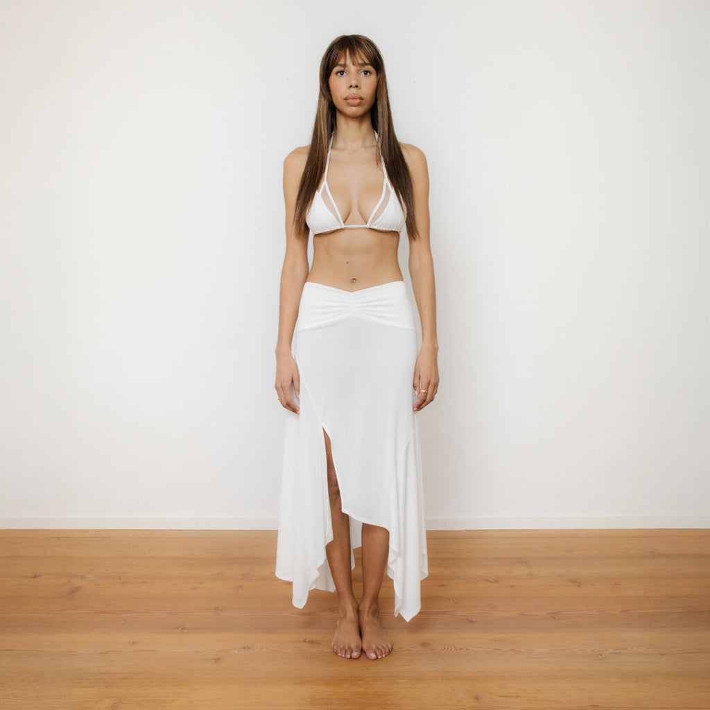 the-almost skirt white