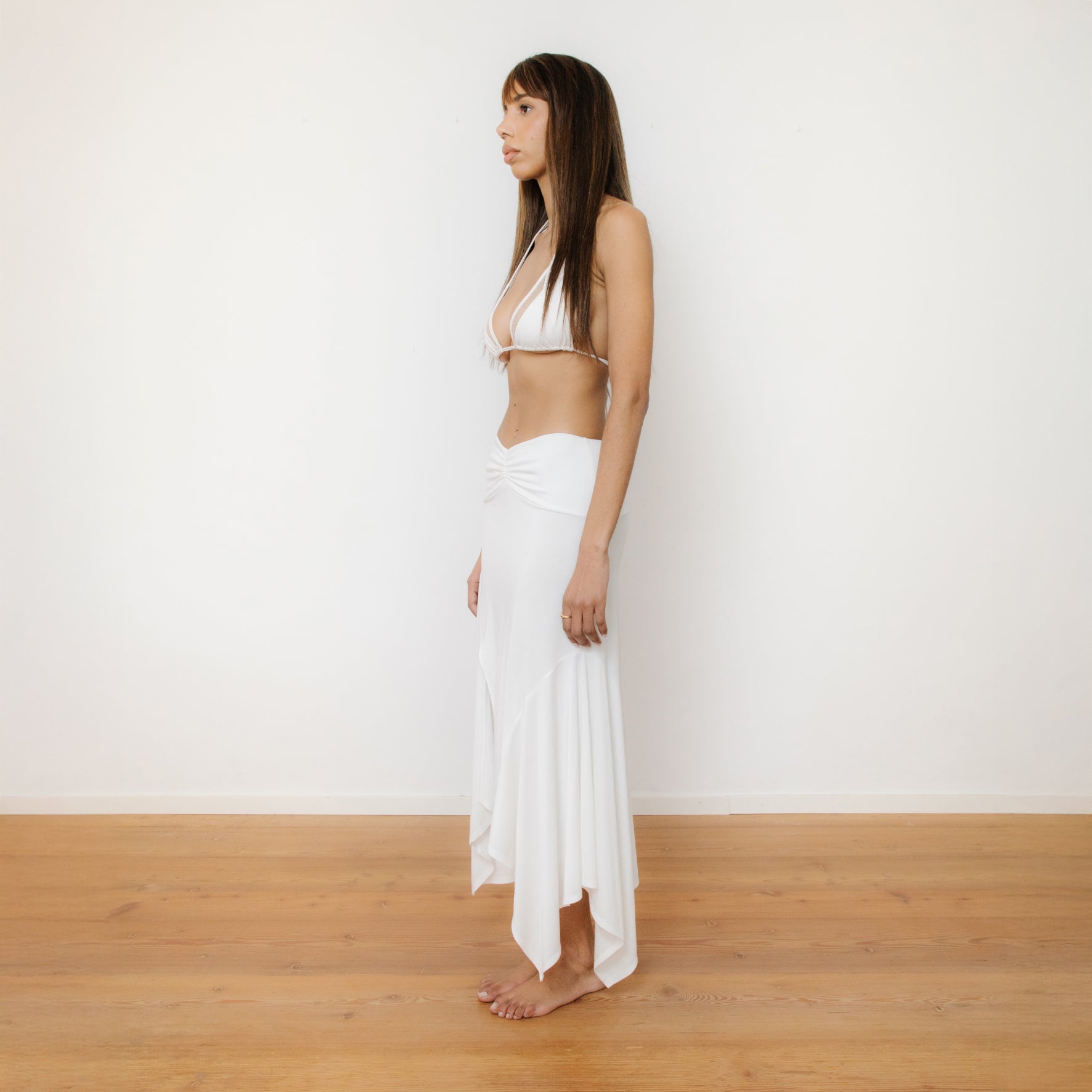 the-almost skirt white