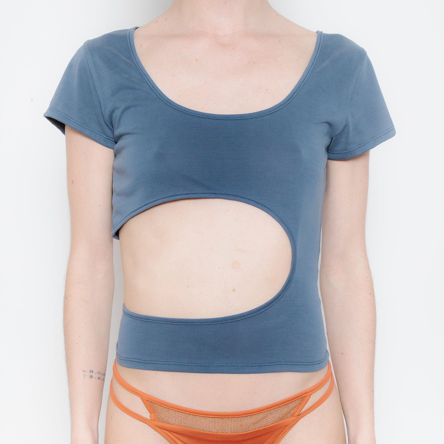 the-body top blue