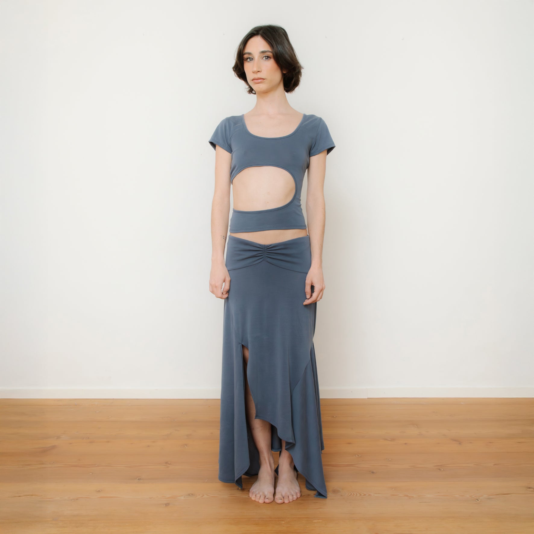 the-body top blue